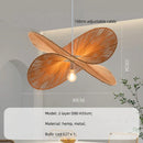 GobekUsa Hemp Pendant Lights: Wabi Sabi LED Indoor Lighting Fixtures