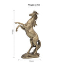 Abstract Gold Resin Statue Handicraft for Living Room, Office Desk Decor - GobekUsa