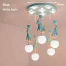 GobekUsa Kids Dream Carousel Chandelier: Modern, Creative & Cute Bedroom Pendant Light