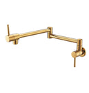 GobekUsa Gold Brass Bathroom Hardware Set: Paper Holder, Towel Bar, Soap Basket, Towel Rack