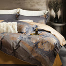 GobekUsa 1500TC Egyptian Cotton Jacquard Bedding Set - Queen/King Size Linens
