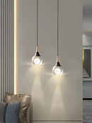 GobekUsa Crystal LED Ball Pendant Chandelier for Dining Room, Bedroom, Kitchen, and Restaurant decor
