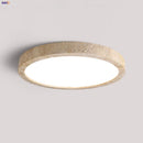 GobekUsa Ellipse Stone LED Ceiling Light Natural Travertine Lamp Plafon
