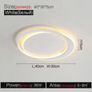 GobekUsa LED Ceiling Lamp Set - Modern Minimalist Nordic Bedroom Living Room Lighting