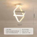 GobekUsa LED Ceiling Chandelier Modern Bedroom Lamp Indoor Decor Surface Mounted Lighting