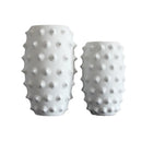 GobekUsa Black Ceramic Flower Vase Sea Cucumber Pineapple Design Unique Home Decor