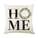GobekUsa Christmas Snow Elk Pillow Cover for Festive Home Decor
