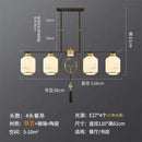 GobekUsa Chinese Zen Chandelier for Home, Hotel, and Restaurant Living Room Lighting
