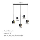 GobekUsa Cement Planet Chandelier Hanging Lamp for Dining Room & Bedroom