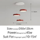 GobekUsa Circular Dimmable Pendant Light Modern Chandelier for Dining Room, Kitchen Island