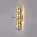 GobekUsa Crystal High-End Wall Lamp for Luxury Living Room, Bedroom, Villa Lighting