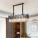 GobekUsa Crystal LED Chandelier with Remote Control for Home Living Room Kitchen Lighting