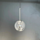 GobekUsa Bubble Glass Ball Pendant Light for Bedroom Kitchen Dining Room LED Fixture
