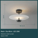 GobekUsa Black Gold Round Chandelier with Remote Control Dimming Ceiling Lights