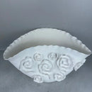 GobekUsa Embossed Rose Ceramic Flower Vase Handmade Porcelain Craft Home Decor