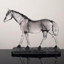 GobekUsa Clear Horse Resin Sculpture Decorative Figurine Home Decoration