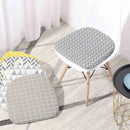 GobekUsa Cotton Hemp Dining Chair Cushion - Nordic Print, Non-Slip, Comfortable Office & Living Decor