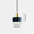 GobekUsa Green Marble Pendant Light: Luxury Hanging Lamp for Dining Room, Bedside, Hotel.
