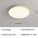 GobekUsa LED Ceiling Light: Nordic Minimalist Design, Remote Control, for Bedroom, Living Room