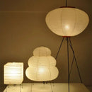 GobekUsa Japanese Rice Paper Floor Lamp Modern Wabi Sabi Lantern Light