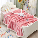 GobekUsa Kids Flannel Nap Blanket - Lightweight & Cozy Single Bed Cover