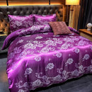 GobekUsa Jacquard Luxury Bedding Set - King Size Duvet Cover & Bed Quilts - High Quality Home Textile