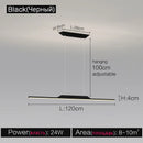 GobekUsa Black Line Chandelier: Elegant Salon Design, Luxury Lighting for Home and Restaurant