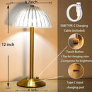 GobekUsa Diamond Touch Sensor LED Table Lamp: Elegant Nordic Bedroom Decoration