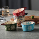 GobekUsa Japanese Style Hand-painted Seasoning Dishes & Soy Sauce Bowls
