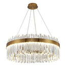 GobekUsa Crystal Ceiling Pendant Light for Living Dining Room Chandelier Home Decor