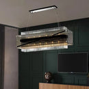 GobekUsa Crystal Glass Pendant Chandelier for Luxe Dining Room Decor
