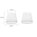 GobekUsa Clear Glass Water Cup Coffee Mug Juice Drink Bottle Kitchen Tableware