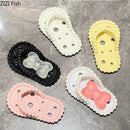 GobekUsa Ceramic Slipper Soap Dish Drainage Rack Bathroom Accessory