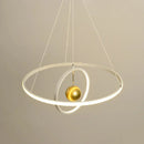 GobekUsa Circular Iron Ball Pendant Chandelier LED Lighting Fixtures