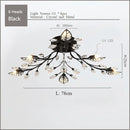 GobekUsa Crystal Ceiling Chandelier LED Fixture Lights for Living Room Bedroom by Samsarah Lighting