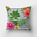 GobekUsa Love Heart Print Sofa Cushion Covers - Nordic Valentine's Day Wedding Decor Pillowcase