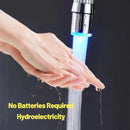 GobekUsa LED Water Faucet Aerator: Temperature Changing Light, Water Saving Kitchen Bathroom Accessory
