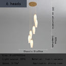 GobekUsa Elegant Tulip Staircase Chandelier: Luxury Decor Hanging LED Lamp for Lobby, Restaurant, Hotel.