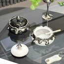GobekUsa Lucky Ceramic Ashtray: Premium Smoking Accessories for Weed, Home & Gifts