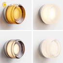 GobekUsa Glass Round Wall Sconce Light for Indoor Outdoor Living Bathroom Porch Decoration