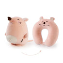 GobekUsa Cute Plush Animal Neck Pillow for Comfortable Travel & Office Rest