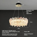 GobekUsa Crystal Chandelier Ceiling Light for Living Room Bedroom Restaurant Hotel and Villa