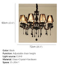 GobekUsa Crystal Pendant Chandelier for Luxurious Living Room, Restaurant, Bedroom & Villa