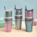GobekUsa Coffee Cup Thermos with Straw - Hot Drink Heat Preservation Mug