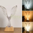 GobekUsa Crystal Eagle LED Table Lamp for Bedroom Study and Living Room