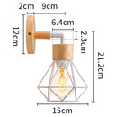 GobekUsa Iron White Cage Wall Lamp for Modern Indoor Lighting