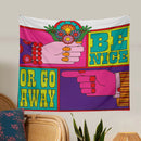 GobekUsa Baphomet Psychedelic Hippie Tapestry Wall Hanging Beach Mat Decor