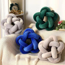 GobekUsa Knot Blue Star Ball Pillow Set | Handmade Soft Cushions for Home Office