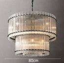 GobekUsa Gold Double Layer Ring Crystal Pendant Light for Elegance in Every Room