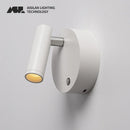GobekUsa Dimmable Wireless Wall Mounted Spotlight 3W USB Recharge LED Night Light
